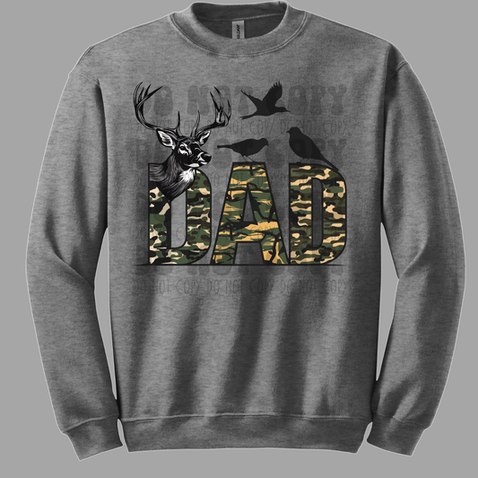 DAD TRI CAMO - DTF TRANSFER