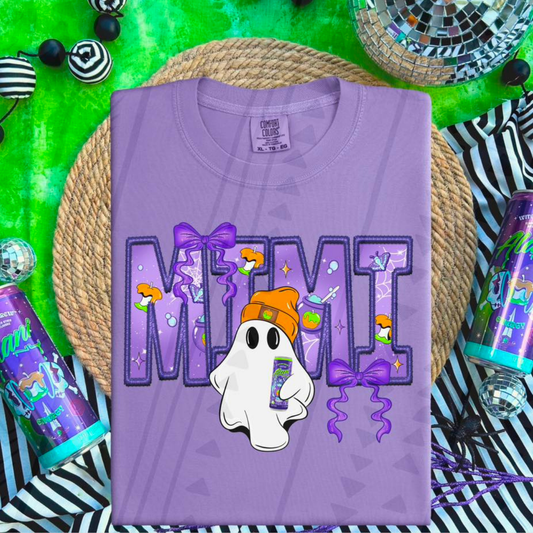 MIMI PURPLE GHOST DRINK - DTF TRANSFER