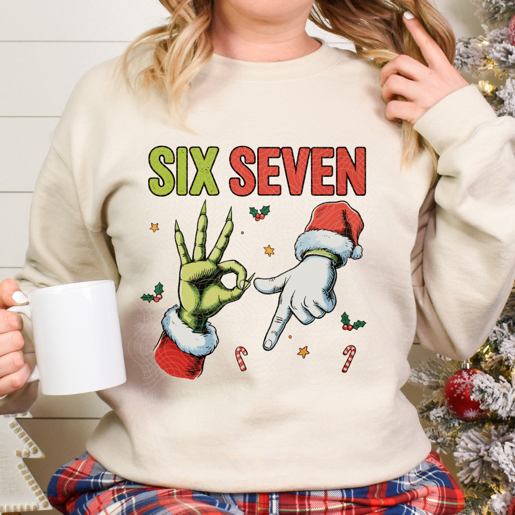 6 7 CHRISTMAS - DTF TRANSFER