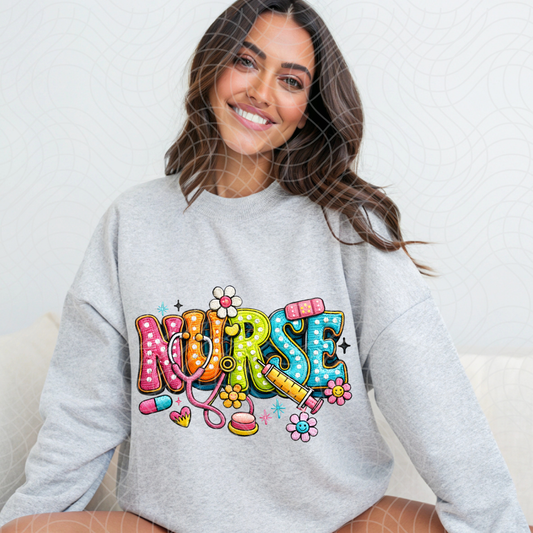 NURSE FAUX YARN - DTF TRANSFER