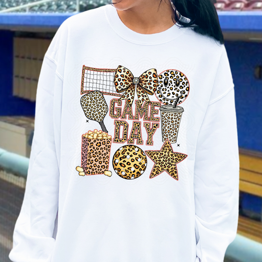 GAME DAY LEOPARD PICKLEBALL - DTF TRANSFER