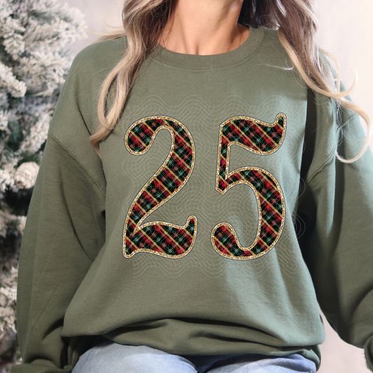 25 CHRISTMAS PLAID - DTF TRANSFER
