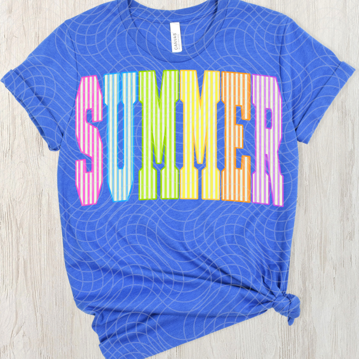SUMMER STRIPE - DTF TRANSFER