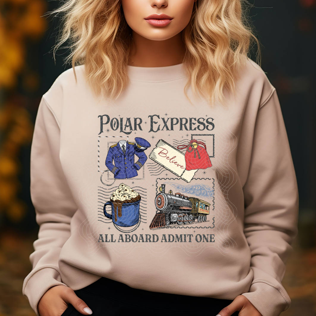 POLAR EXPRESS DARK - DTF TRANSFER