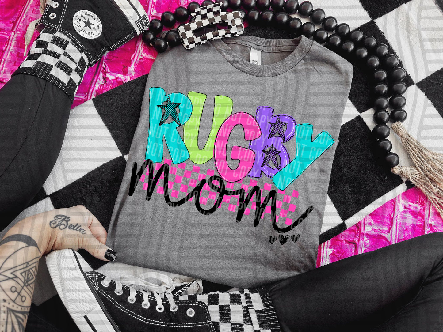 RUGBY MOM - DTF TRANSFER
