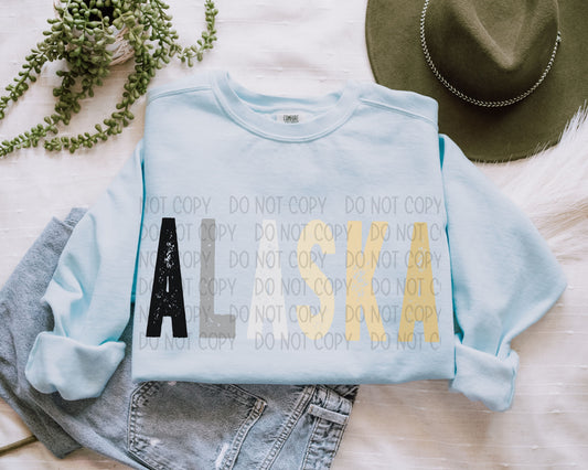 ALASKA NEUTRALS - DTF TRANSFER