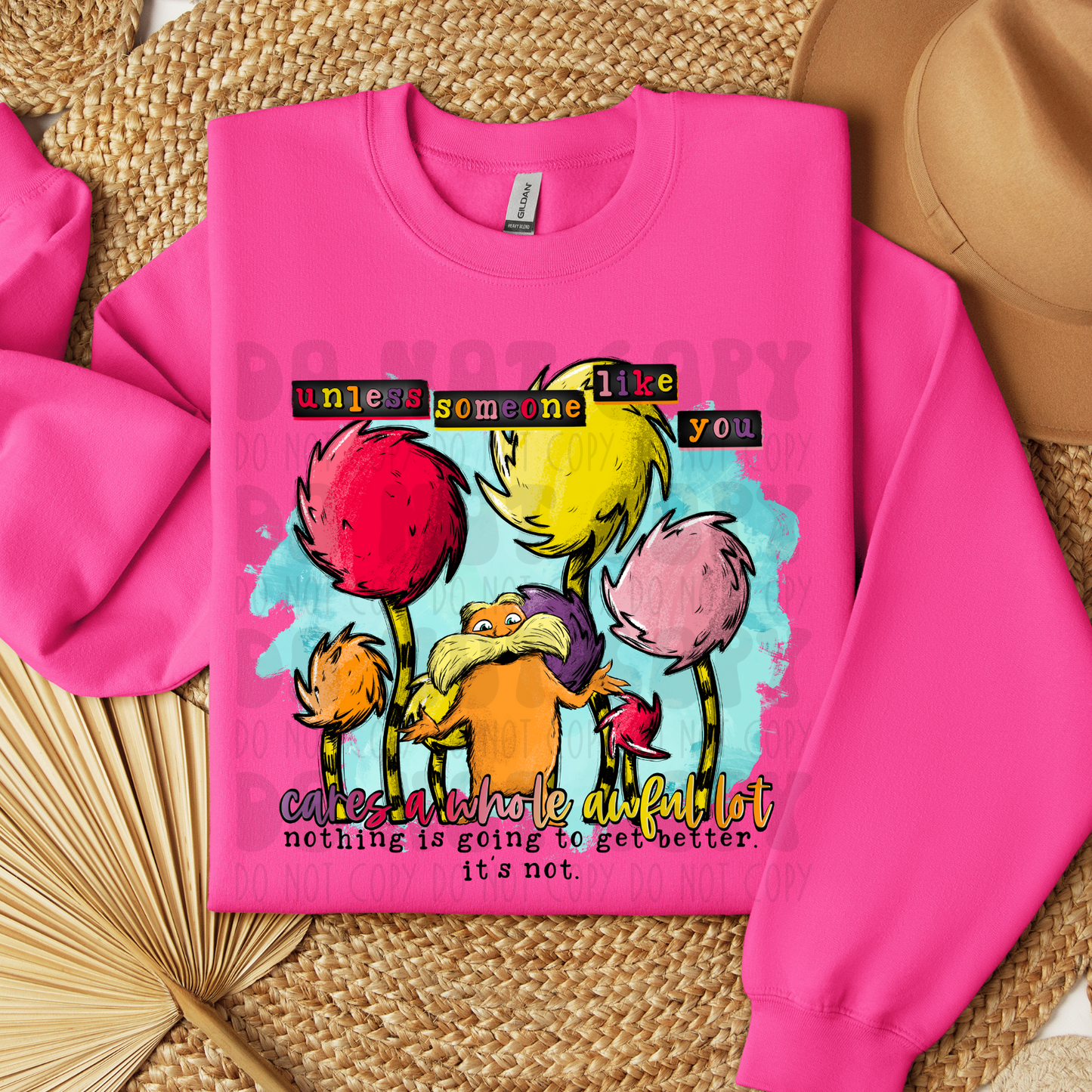 CARES A WHOLE LOT - DTF TRANSFER