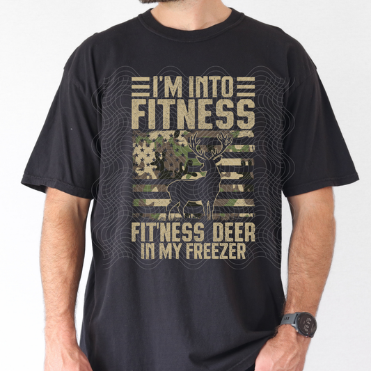 FITNESS DEER IN MY FREEZER - DTF TRANSFER