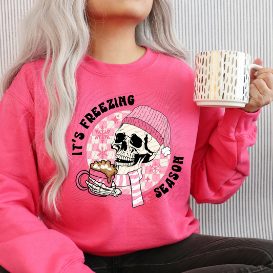 FREEZING SEASON PINK - DTF TRANSFER