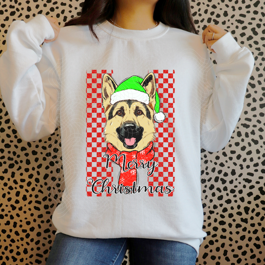 MERRY CHRISTMAS DOG - DTF TRANSFER
