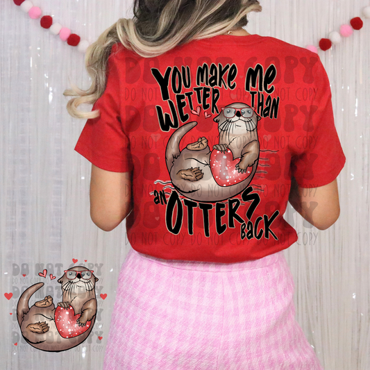 WETTER THAN OTTER W/ POCKET - DTF TRANSFER