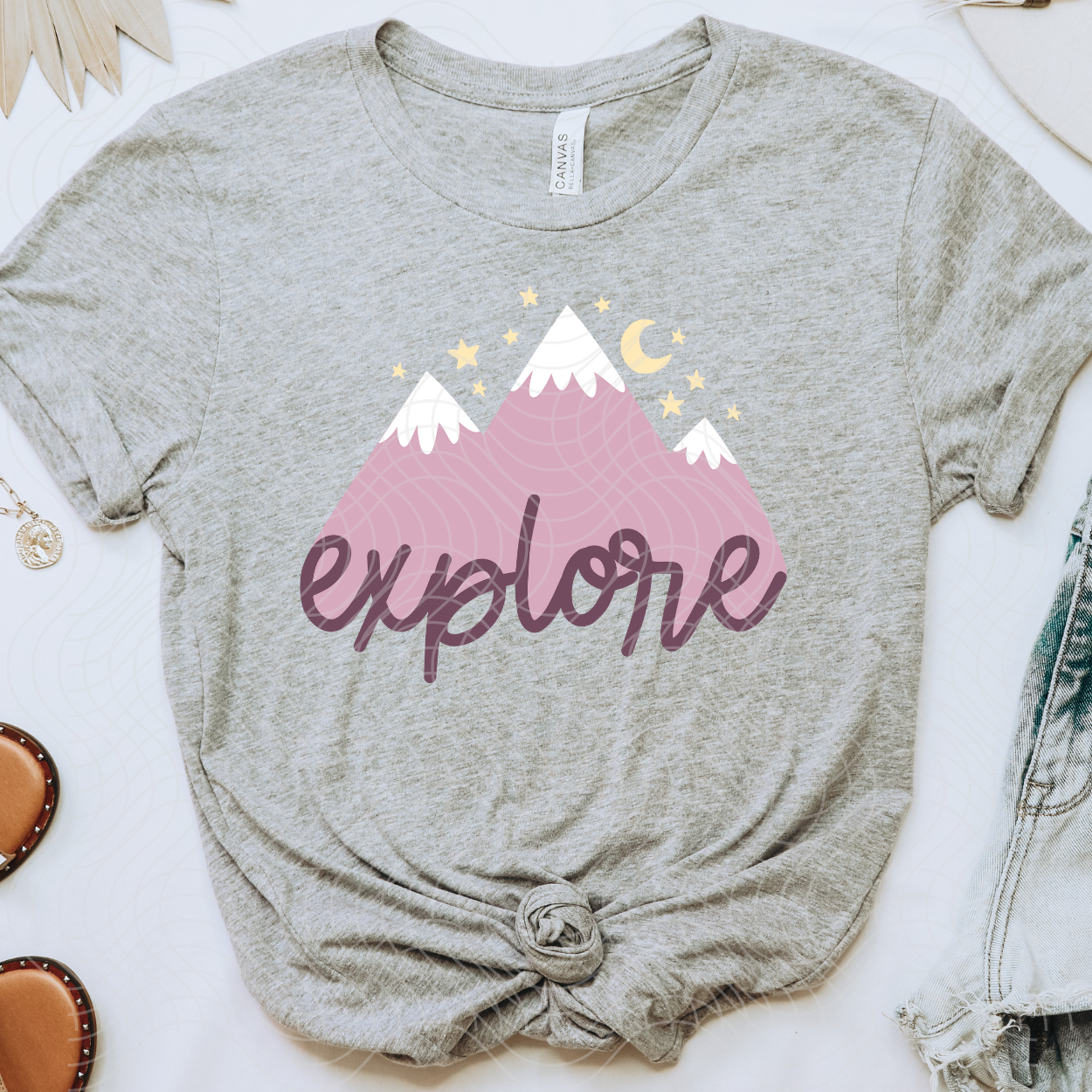 EXPLORE PINK - DTF TRANSFER