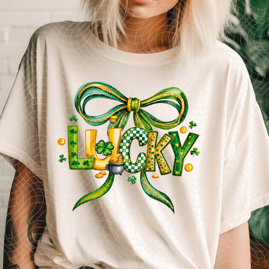 LUCKY BOW - DTF TRANSFER