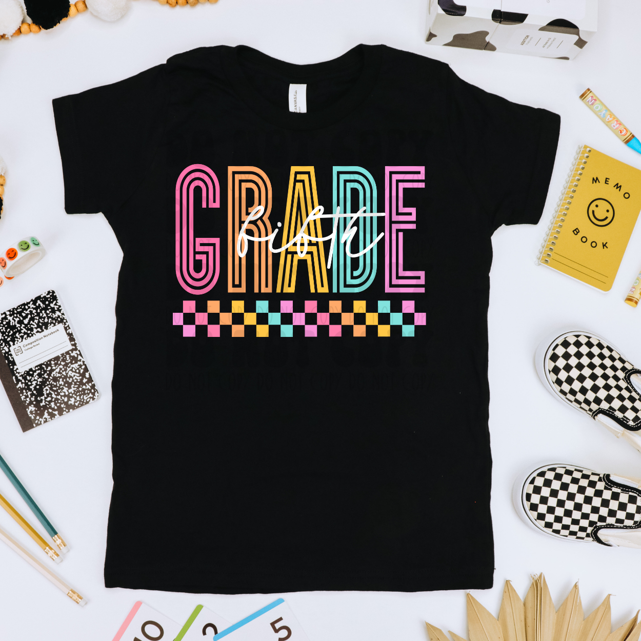 FIFTH GRADE COLORFUL - DTF TRANSFER