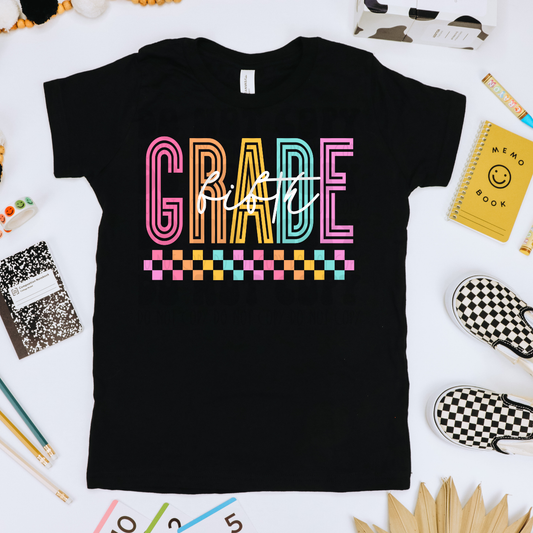 FIFTH GRADE COLORFUL - DTF TRANSFER