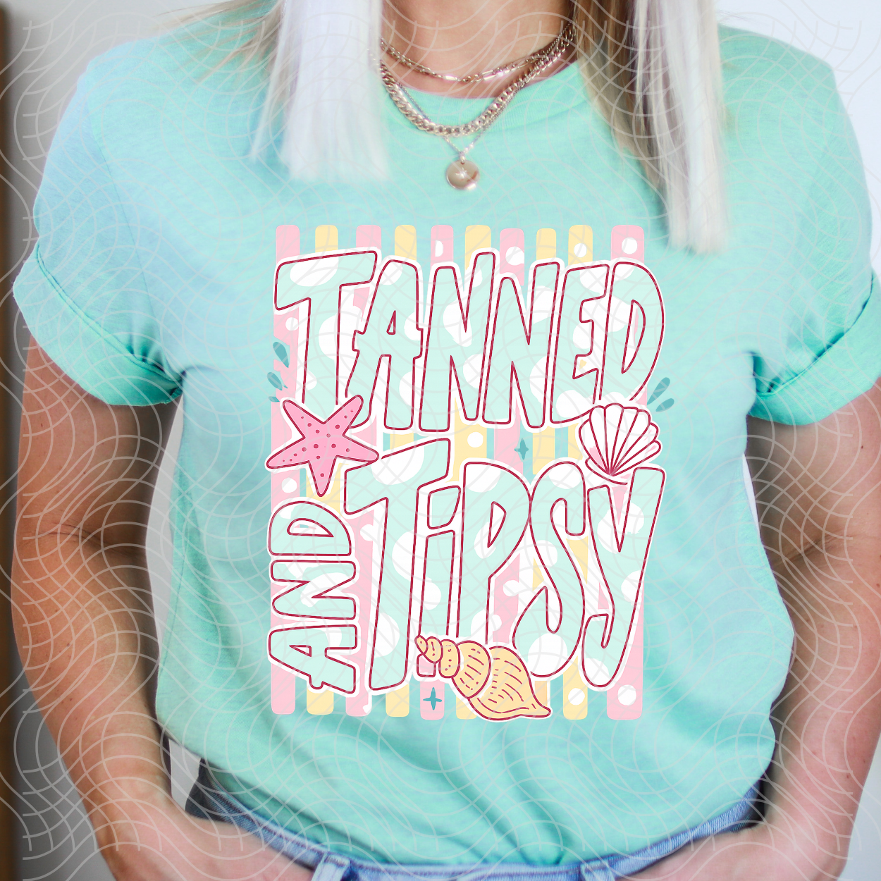TANNED AND TIPSY - DTF TRANSFER