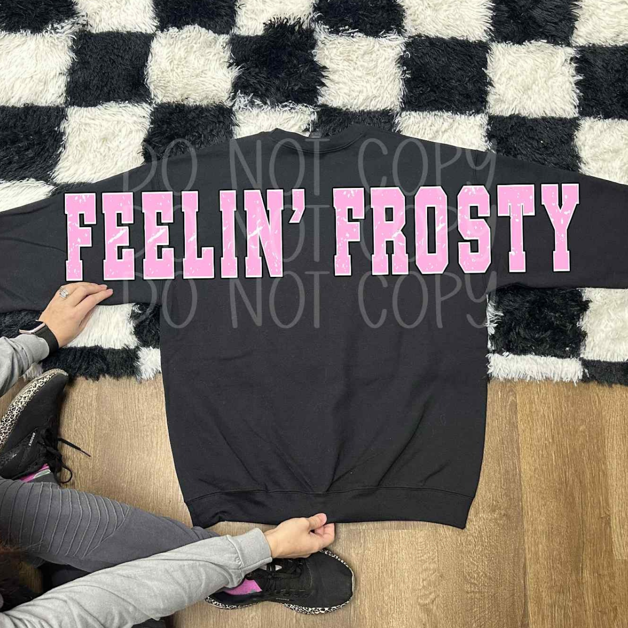 FEELIN FROSTY BACK - DTF TRANSFER