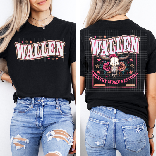 WAL LEN - FRONT AND BACK - DTF TRANSFER