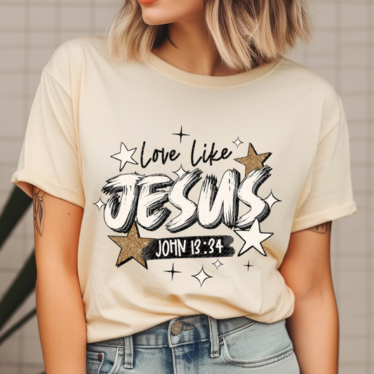 LOVE LIKE JESUS - DTF TRANSFER