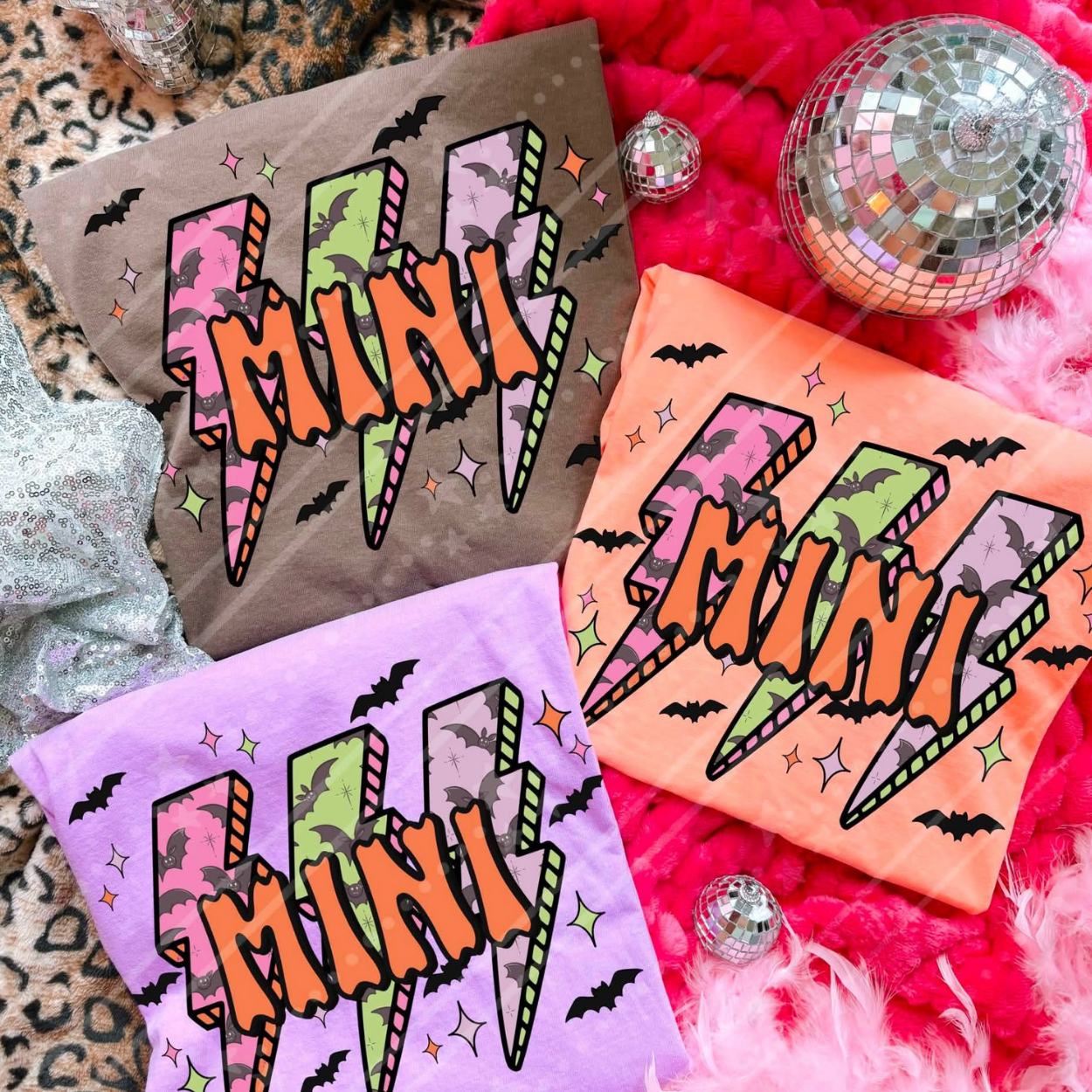 MINI BAT BOLTS - DTF TRANSFER