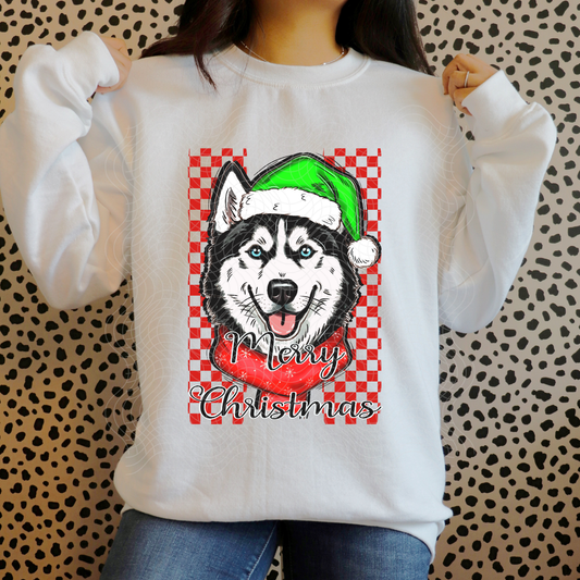 MERRY CHRISTMAS DOG - DTF TRANSFER