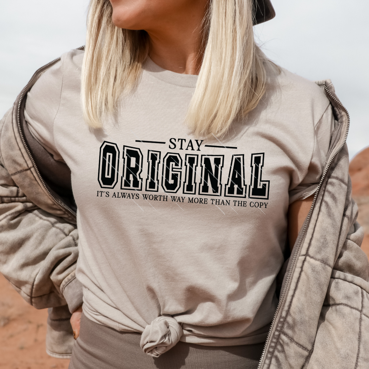 STAY ORIGINAL BLK - DTF TRANSFER