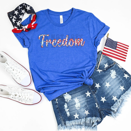 FREEDOM FLORAL - DTF TRANSFER