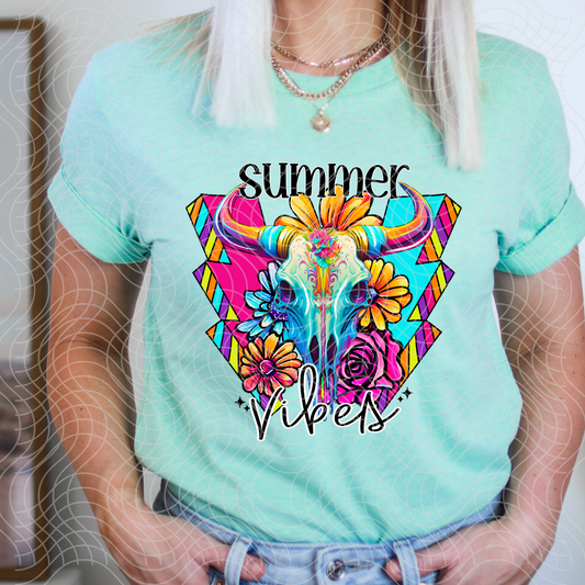 SUMMER VIBES - DTF TRANSFER