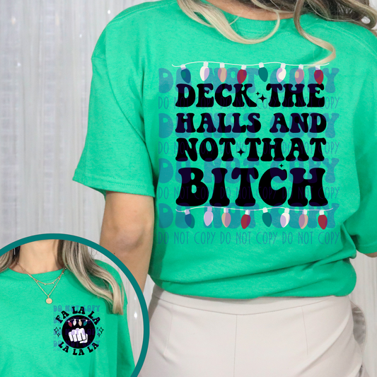 NOT THAT B* W/ POCKET - DTF TRANSFER