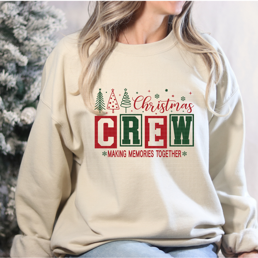 CHRISTMAS CREW RED/GREEN - DTF TRANSFER