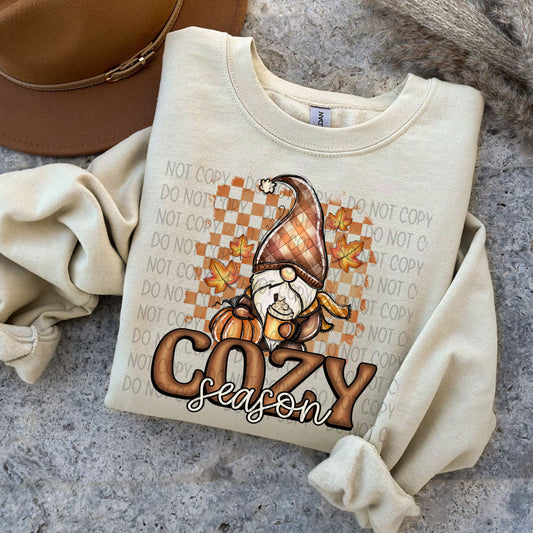 COZY SEASON GNOME - DTF TRANSFER