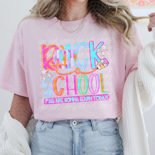 BACK TO SCHOOL - DTF TRANSFER