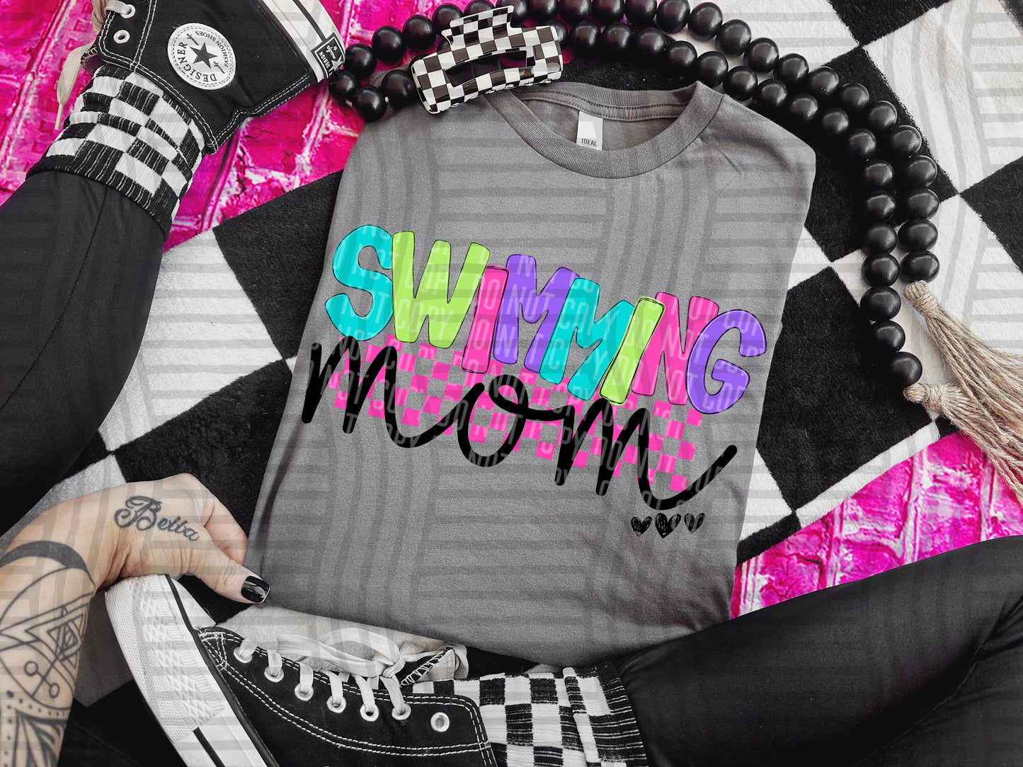 SWIMMING MOM - DTF TRANSFER