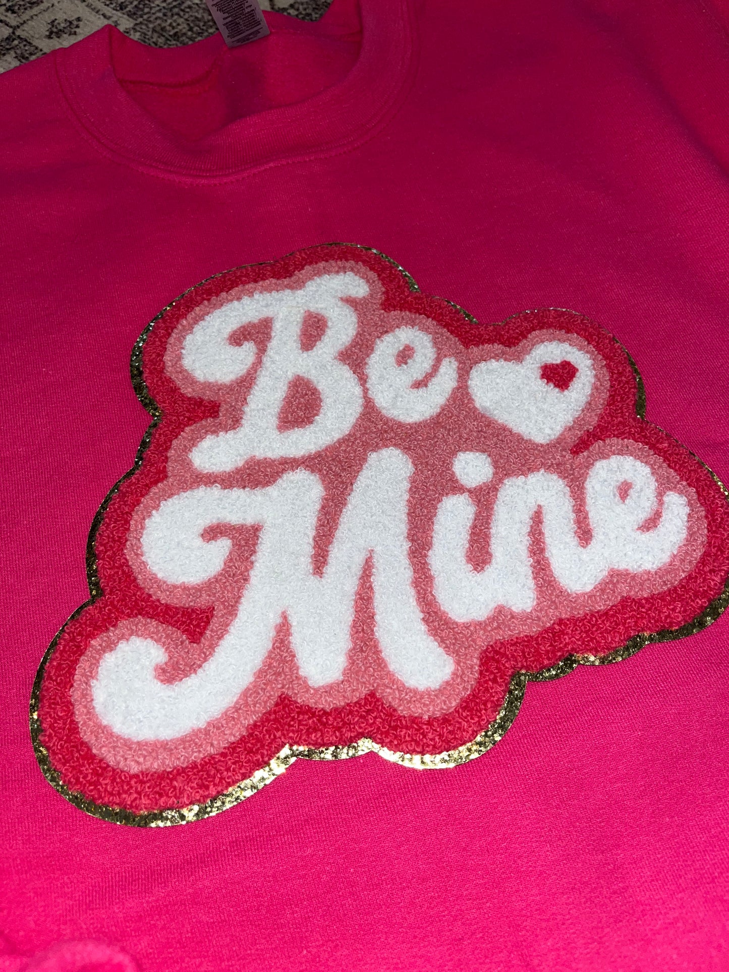 Be Mine Chenille Patch