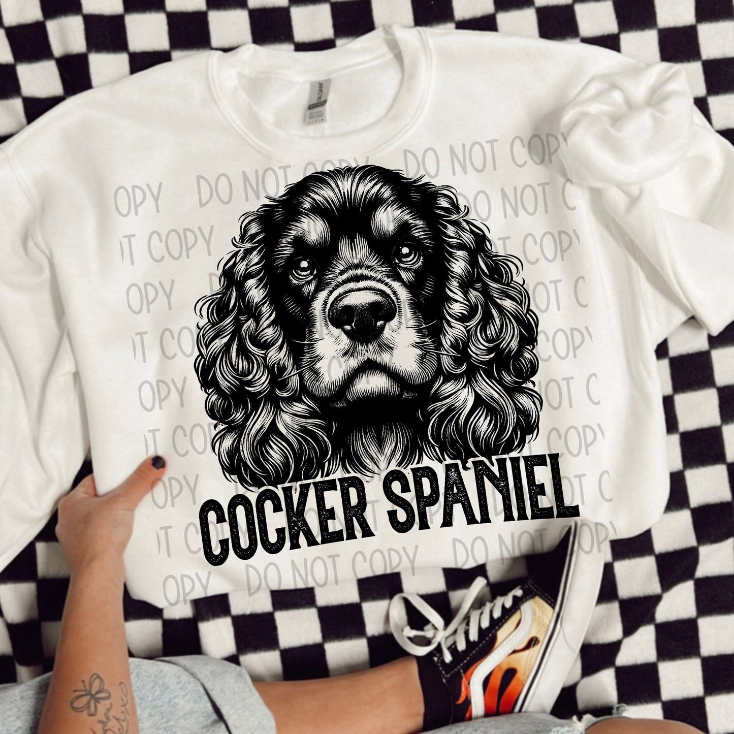 COCKER SPANIEL DOG - DTF TRANSFER