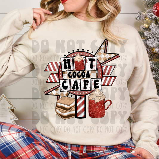HOT COCOA CAFE - DTF TRANSFER