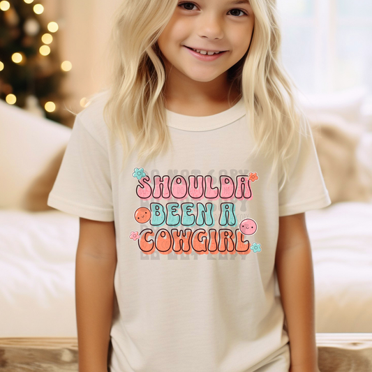 SHOULDA BEEN A COWGIRL - DTF TRANSFER