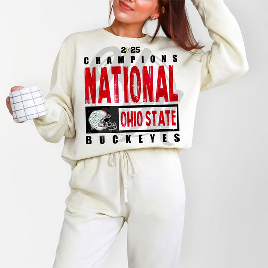 OH CHAMPS 2025 red/blk - DTF TRANSFER