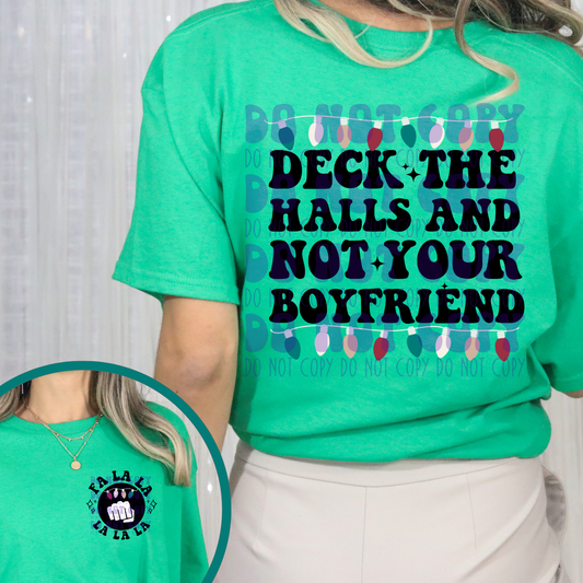 NOT YOUR BOYFRIEND W/ POCKET - DTF TRANSFER