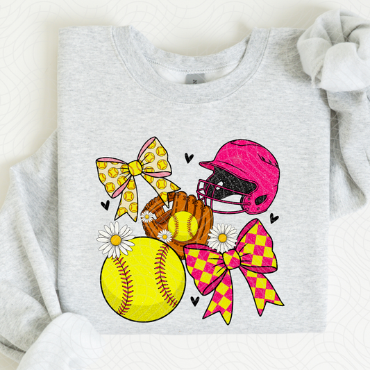 SOFTBALL COLLAGE - DTF TRANSFER