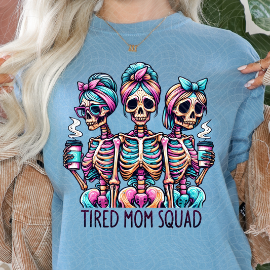 TIRED MOM SQUAD - DTF TRANSFER