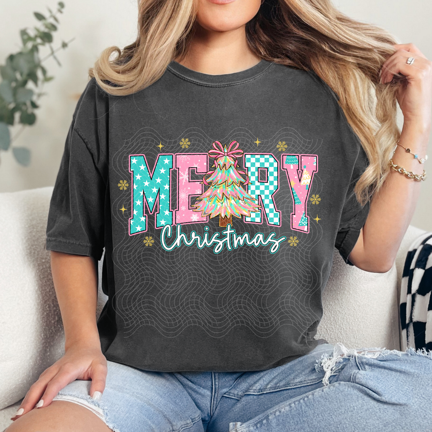 MERRY CHRISTMAS - DTF TRANSFER