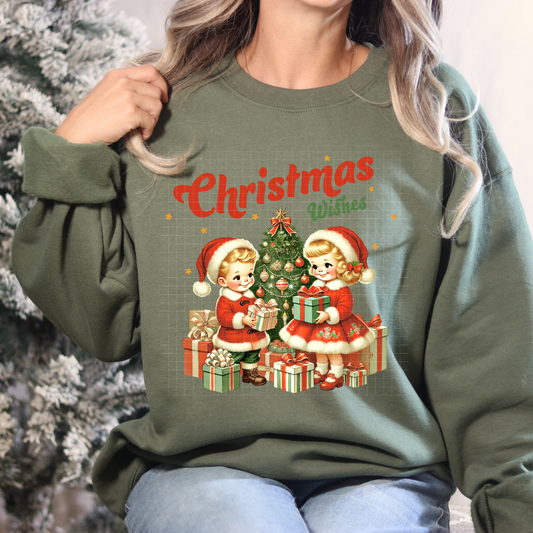 VINTAGE CHRISTMAS WISHES - DTF TRANSFER