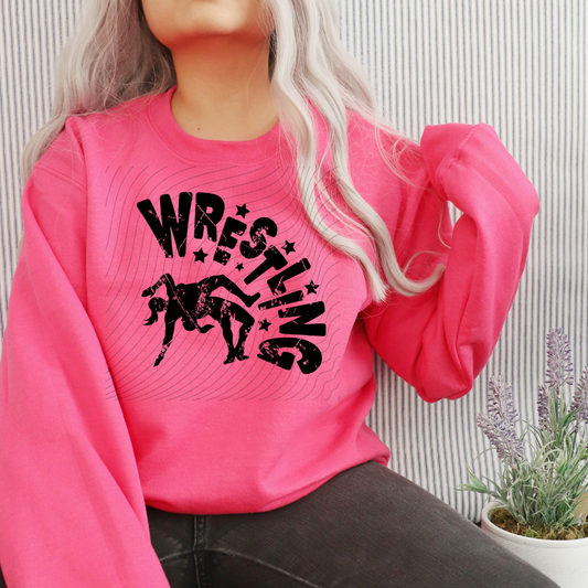 WRESTLING GIRLS - DTF TRANSFER