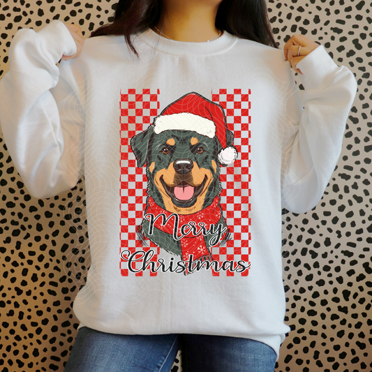 MERRY CHRISTMAS DOG - DTF TRANSFER
