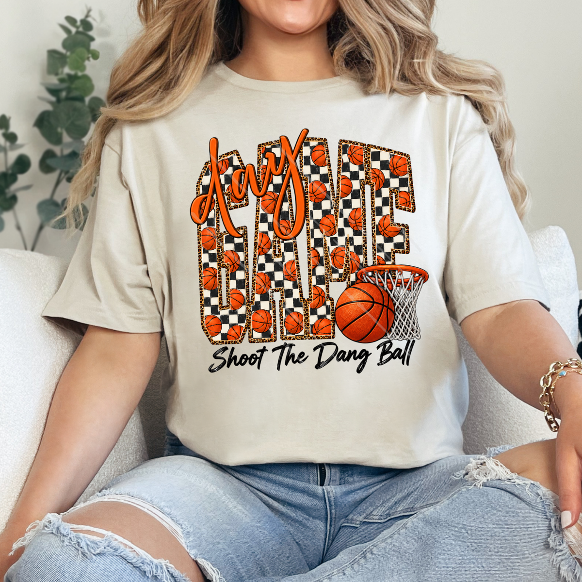 GAME DAY SHOOT THE DANG BALL - DTF TRANSFER