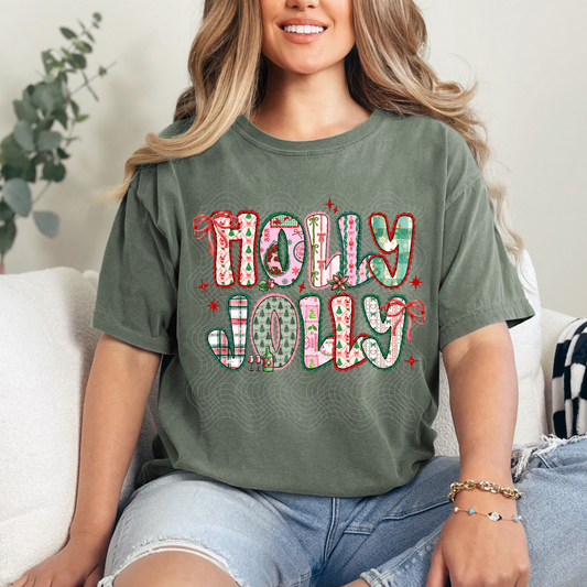 HOLLY JOLLY - DTF TRANSFER