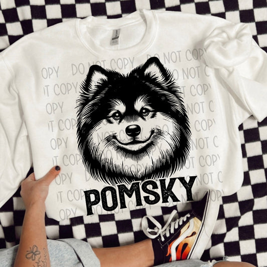 POMSKY DOG - DTF TRANSFER