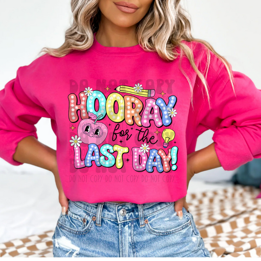 HOORAY FOR THE LAST DAY - DTF TRANSFER