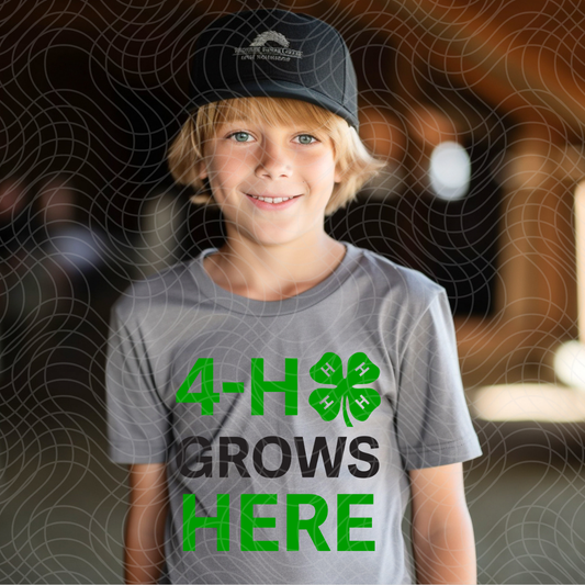 4-H GROWS HERE- DTF TRANSFER